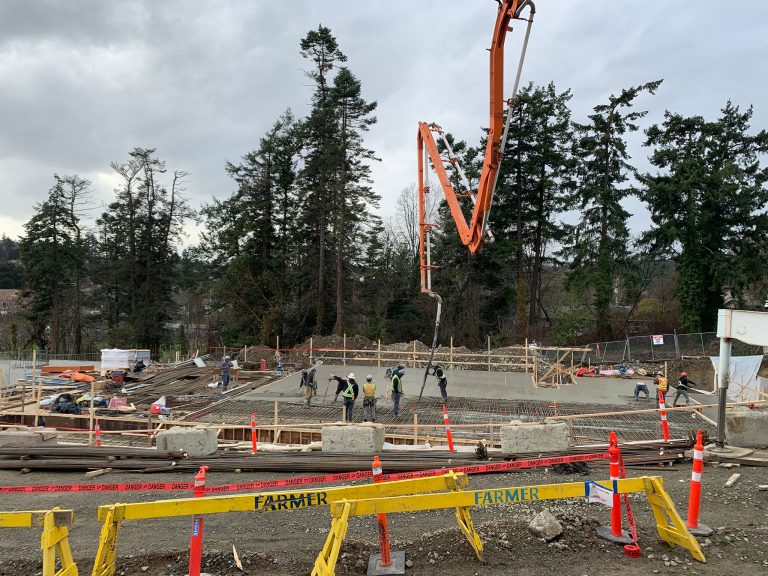 Greater Victoria Housing Society – First Suspended Slab Pour